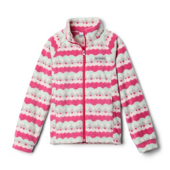 Columbia Benton Springs II Printed Fleece, Chamarras Rosas Rayas Para Niña | 079248-TBW